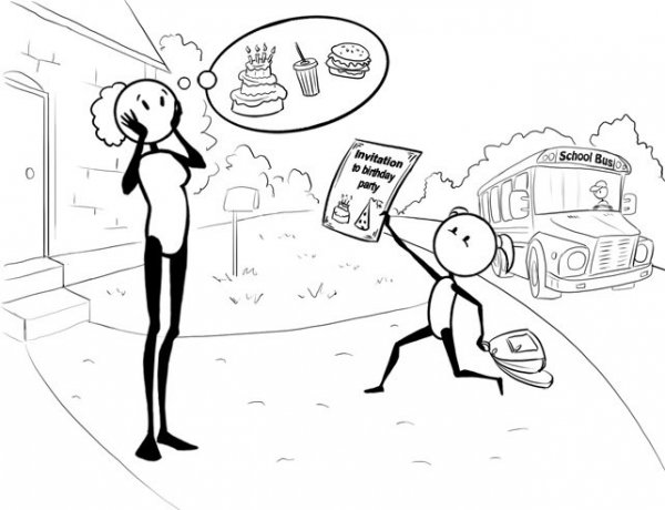 Szülinapi meghívás - egy allergiás gyermek szüleinek pánik... Iskolában jó lenne, ha nem ételekkel ünnepelnének!