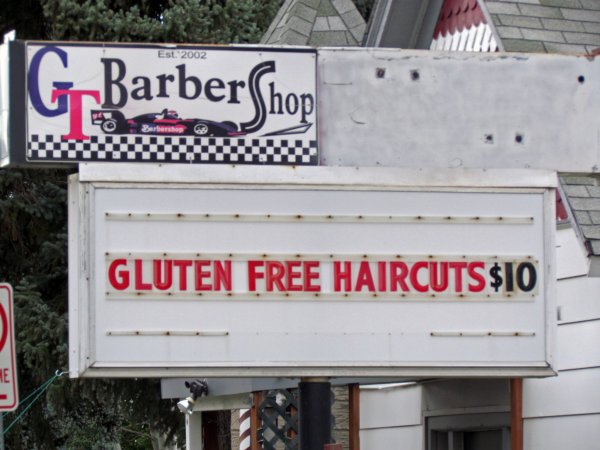 Glutén mentes hajvágás?... Azt hiszed divatból csinálom?