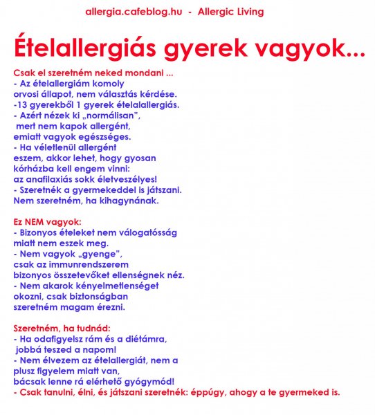 Allergic awareness week template